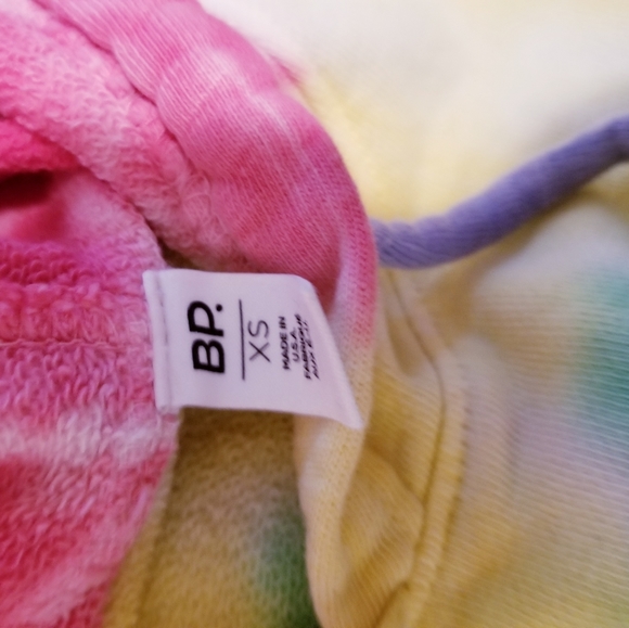 BP multicolored tie dye long sleeved hoodie - Picture 5 of 6